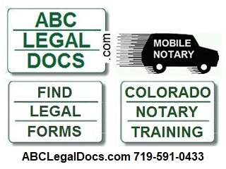 *  ABC Legal Docs LLC, Mobile Notary, Legal Forms, Notary Training