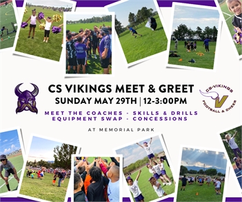 Colorado Springs Vikings Football and Cheer Meet & Greet 