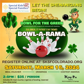 SKSF's 15th Annual Bowl for the Green Bowl-A-Rama Fundraiser