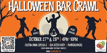 Halloween Bar Crawl - Colorado Springs (Fri & Sat) - 6th Annual